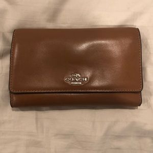 Coach Brown Leather Wallet